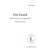 For Good (SAB) SAB choral sheet music cover